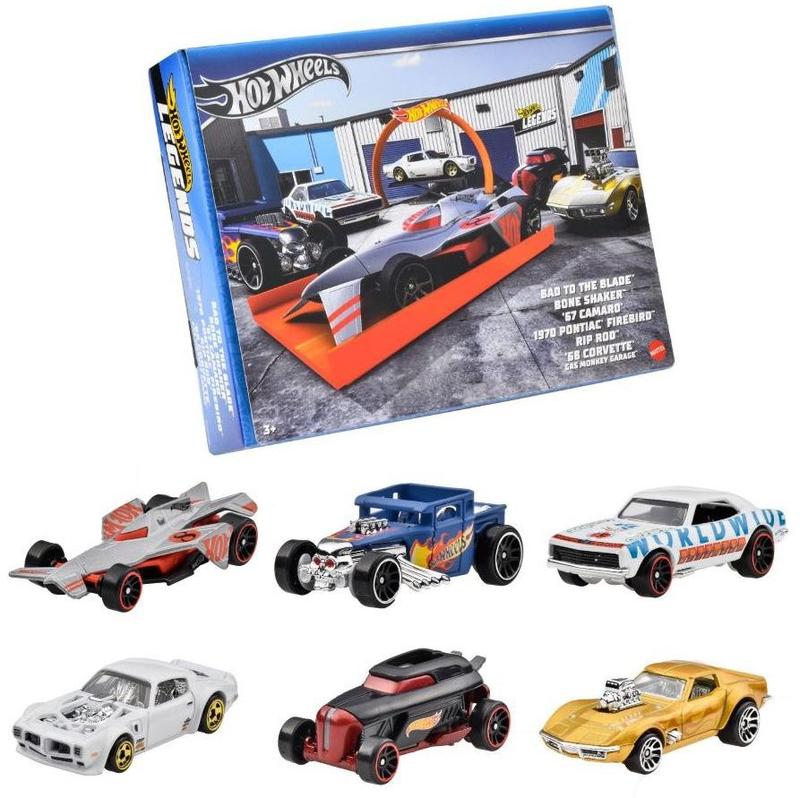 Hot wheels - legends tour - pack 6 carros - 2024 - Carrinhos de